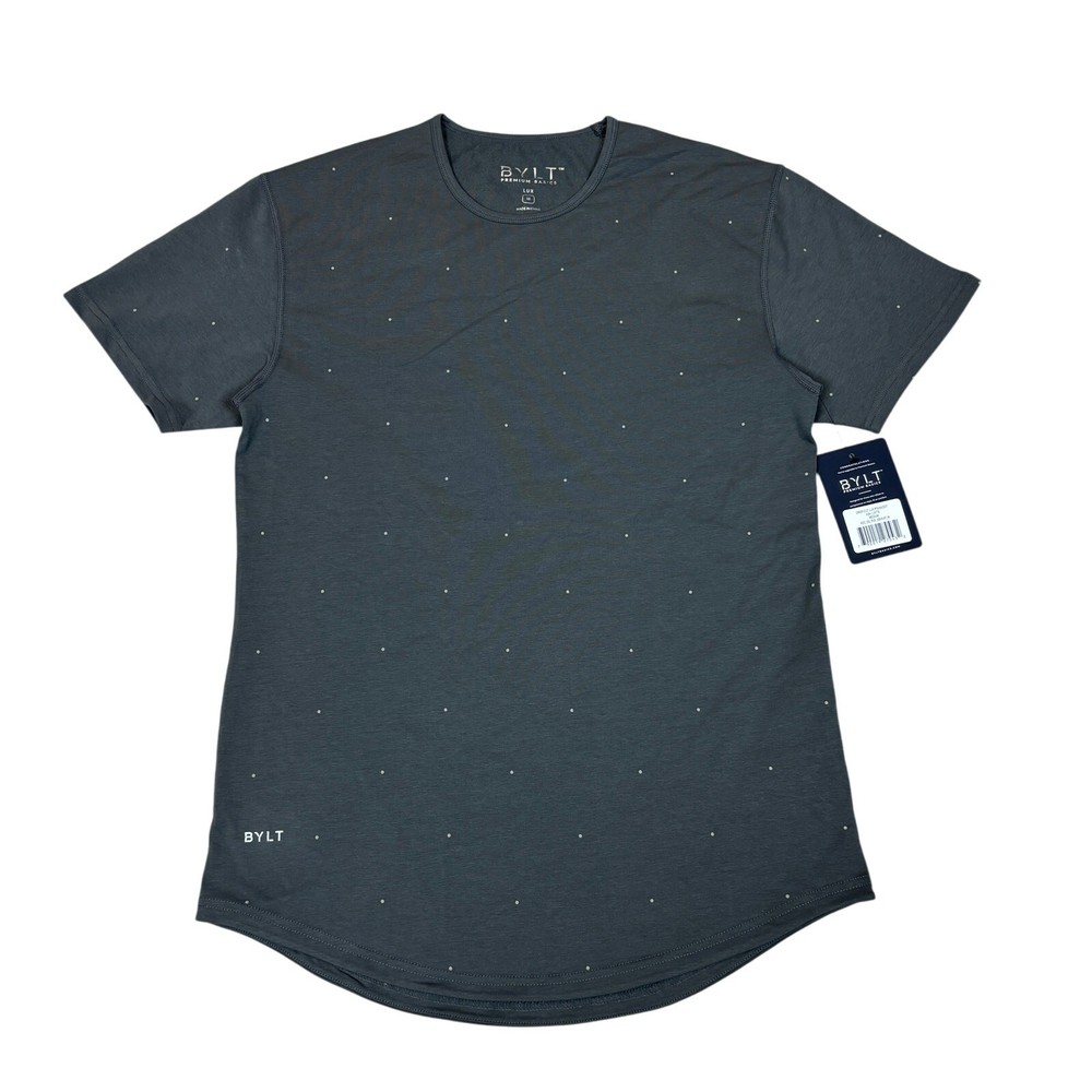 NWT Bylt Premium Basics Drop Cut Lux Polka Dot Shirt Men’s Medium
