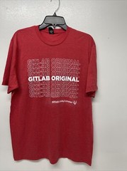 District Made Mens Graphic Printed T-shirt Red Large Short Sleeve NWOT