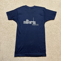 Vtg 70s Stars Disco Club Shirt Mens Small Blue Atlantic Beach Hotel San Juan Eye