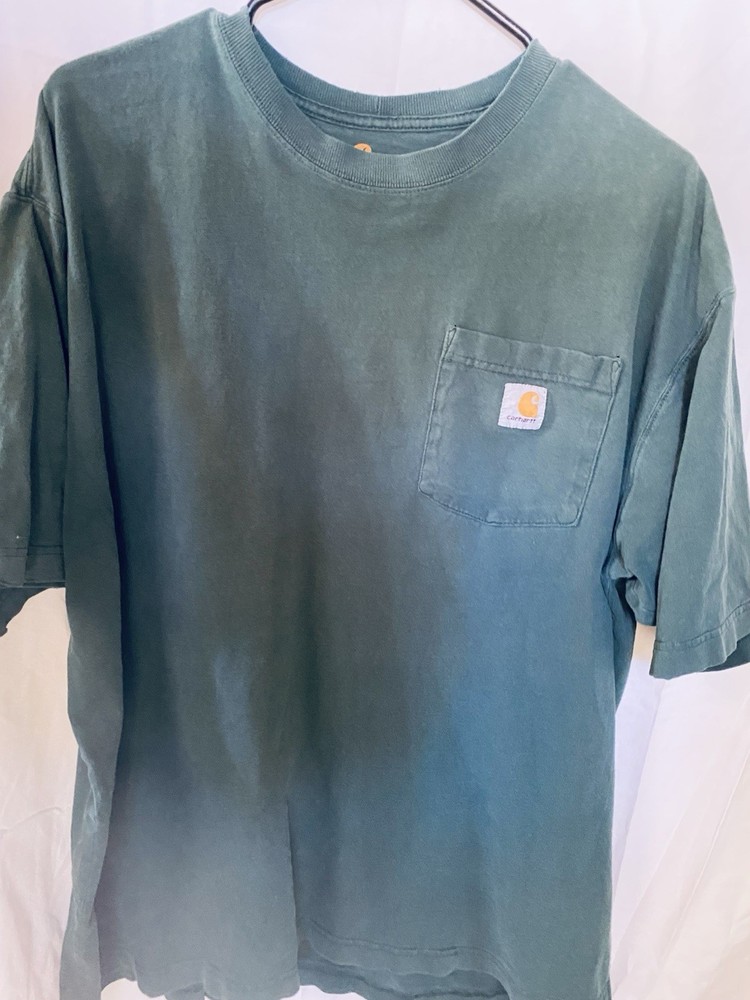 Carhartt K87 Heavyweight Cotton Pocket T-Shirt Men’s Size Large Hunter Green HTG