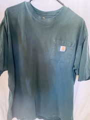 Carhartt K87 Heavyweight Cotton Pocket T-Shirt Men’s Size Large Hunter Green HTG
