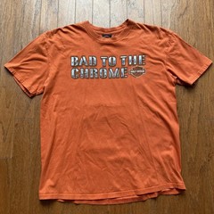 Harley Davidson Dubai UAE Bad To The Chrome Rare Orange XL