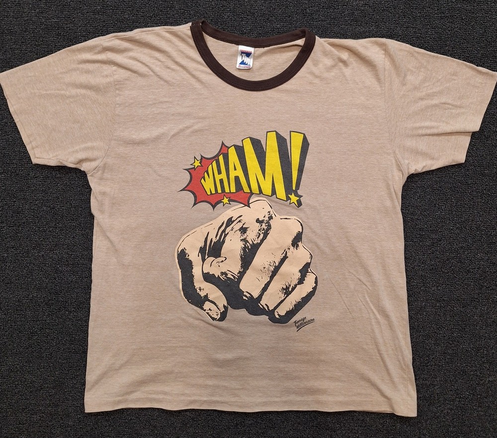 Vintage Y2K T-Shirt Teenage Millionaire WHAM Lichtenstein Style Large Streetwear