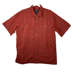 511 TACTILE Lot of 2 Shirts Mens Size L Red Green Button Snaps Lined Pockets