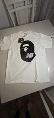 A Bathing Ape x New Balance Graphic Logo Crew Neck T-Shirt Men’s M White