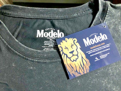 Modelo Men’s T-Shirt Size X-Large/Front-Back Graphics/Faded-Worn Look New w/Tags