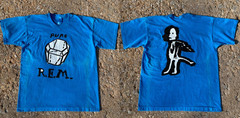 collection R.E.M American Rock Band blue Unisex Shirt All Size R412