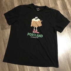 Nike Air Jordan 1 Retro “Portland” Stump Tee T Shirt Men’s Size Medium Black