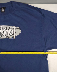 Vintage 1999 Blue Boot Slipknot Don’t Ever Judge Me Short Sleeve Blue Shirt 2XL