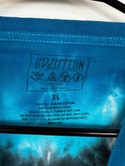 Led Zeppelin U.S. Tour 1975 Swan Song Icarus Tie-Dye Graphic T-Shirt