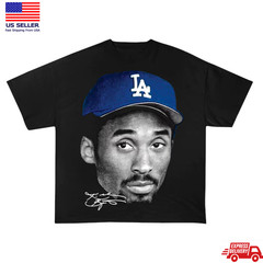 Kobe Bryant Big Face Vintage Basketball Graphic T-Shirt