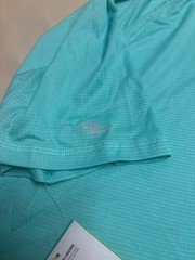 NEW Athletic Works Mens Dri-More T-Shirt Aqua Short Sleeve Size L Gym Workout