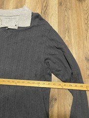 DOCKERS Premium Shirt, Men’s Size Large, Gray, Long Sleeve, Collared