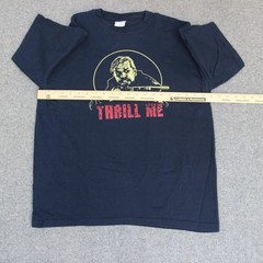 VTG Fright Rags T Shirt L Night Of The Creeps Sci-Fi Horror Movie THRILL ME Tee