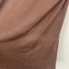 Son Of A Tailor T-Shirt Brown Merino Wool Short Sleeve Crew Neck Casual Mens M