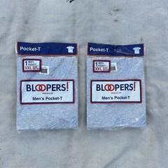 Fruit of The Loom T-Shirts Men’s XXL Vintage Bloopers Irregular Gray *2 Packs*