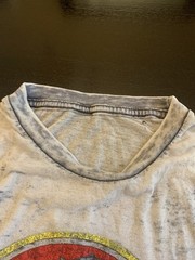 JURASSIC PARK Men’s Gray Tee Poly Cotton Blend T Shirt Lightweight Sheer Med / L