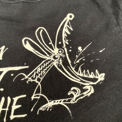 Ralph Steadman Hells Kitchen Gonzo Art T Shirt Mens M Black