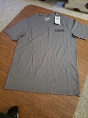 Dockers Men’s Graphic Logo Tee Short Sleeve Gray Size Small New With Tags
