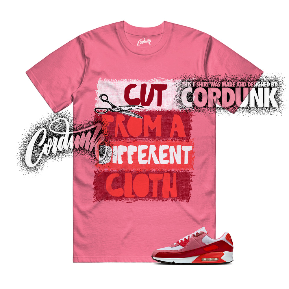 Air Max 90 Peony Light Crimson Team White Valentines Day 2026 T Shirt Match CUT