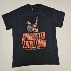 Bruce Springsteen 2024 Tour T Shirt ‘Black’ / Size M / Gildan Heavy Cotton Tee