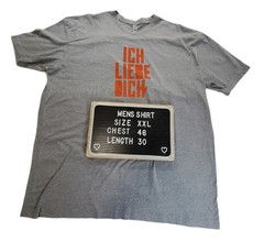 Nextlevel “ICH LIEBE DICH” t-shirt Size XXL EUC