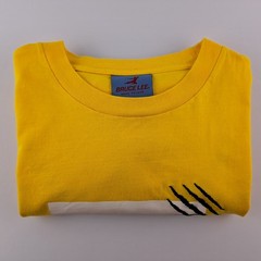 Bruce Lee x Shoe Palace T-Shirt Mens Large Yellow Short Sleeve Dragon Logo