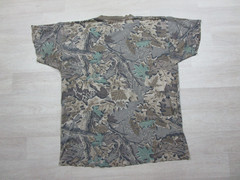 Vintage ACE Sportswear Pocket T Shirt (L) Advantage Camouflage 80s Camo Faded