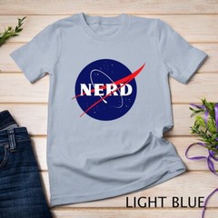 Funny NASA Nerd Logo Parody Science Astronomy Astronaut Unisex T-shirt