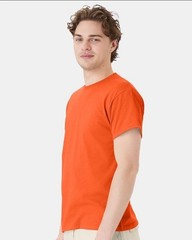 Hanes 5170 5XL EcoSmart Crewneck Short Sleeve Tee Pit to Pit 31″ Unisex Orange