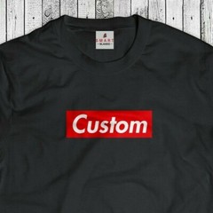 Custom Text 20th Anniversary Box Logo Tee