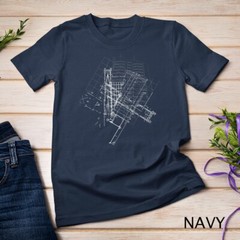 Graphic Abstract Lines Gift Design Idea Architecture T-Shirt Unisex T-shirt