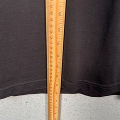 Uniqlo U Airism Mens Size Small Oversized Black T-Shirt Cotton Blend