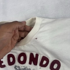 Y2K Hollister Redondo Beach White SS Embroidered Shirt Men’s XL Irregular Men XL