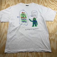Volcom Yo Gabba Gabba Jack Black Sammy Brobee Artist Series Shirt Mens XL White