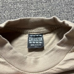 Vintage 90s Caribbean Playa Del Carmen Mexico Shark Souvenir T Shirt Tan Mens XL