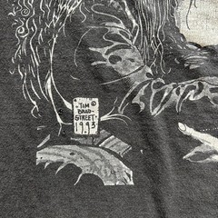 Vintage 90s Fashion Victim Vampire Shirt Size XL Faded Black 1994 Tim Bradstreet
