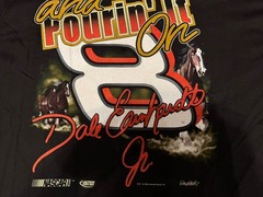 Vtg 2000 NASCAR DALE EARNHARDT JR. #8 RUNNING WIDE OPEN Budweiser Tshirt Sz XL