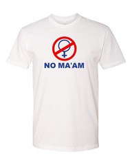 NO MA’AM Club Al Bundy Married With Children Polk High Funny Football T-Shirt