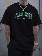 California Graphic T-Shirt Men’S Tees Casual Short-Sleeve Shirt for The Summer ❀