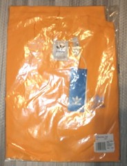 NEW MENS ADIDAS ORIGINALS ESSENTIALS TREFOIL TEE SHIRT~MEDIUM GN3401 HAZY ORANGE
