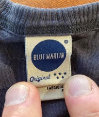 Vintage Blue Marlin Tee-Shirt – Medium – “Shanghai” Table Tennis – Free Shipping