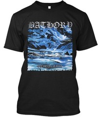 New Bathory Nordland Sweden Black Thrash Music Graphic Art T-Shirt Size S to 4XL
