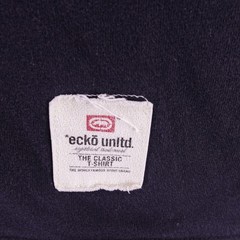 Ecko Unltd Mens Havoc and Mayhem Graphic T-Shirt Navy Blue Rhino Large