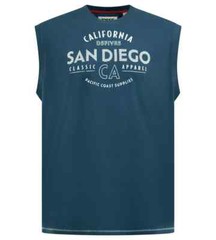 D555 Duke Big Mens San Diego Printed Sleeveless T-Shirt Vest 2XL-8XL (601713-K)