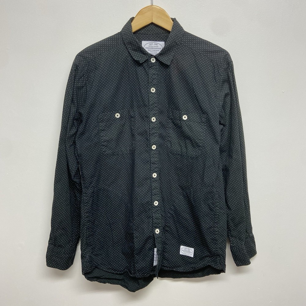 Neighborhood Japan Classic Dot Shirt Men’s Large Workwear Utility Streetwear