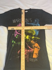 Maroon 5 American Apparel 2015 Tour Shirt Size S 2 Sided