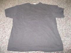 Ouija Graphic white on black Tee T-Shirt Size Large used