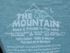 The Mountain Men’s T-shirt Blue Walk For Animals Cats & Dogs Large #4047