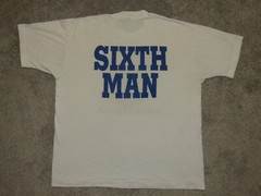 Vtg 90s BOBCAT BASKETBALL Sixth Man T-SHIRT Mens XL University Sports Team 1990s